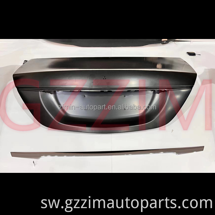 Mbele na nyuma bumper grille hood vifaa vya kuboresha sehemu w221 kuboresha hadi w222 vifaa maalum